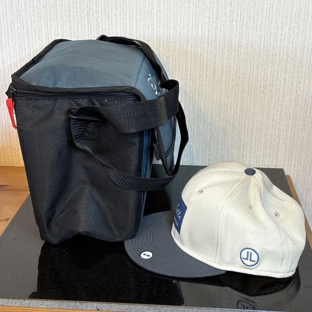 Lafitte Napa California Cooler and Hat Coleman Personal Soft Wine Advertisement